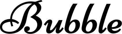 Bootsname 'Bubble' angezeigt als 'Bootsbeschriftung Klassisch 84'