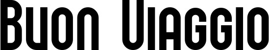 Vorschau des Bootsnamens "Buon Viaggio" als Schriftzug für "Bootsbeschriftung Neu 43"