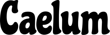 Vorschau des Bootsnamens "Caelum" als Schriftzug für "Bootsbeschriftung Neu 41"