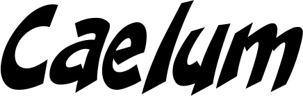 Vorschau des Bootsnamens "Caelum" als Schriftzug für "Bootsbeschriftung Klassisch 31"