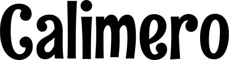 Vorschau des Bootsnamens "Calimero" als Schriftzug für "Bootsbeschriftung Neu 68"
