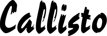 Vorschau des Bootsnamens "Callisto" als Schriftzug für "Bootsbeschriftung Neu 10"