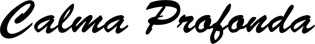 Vorschau des Bootsnamens "Calma Profonda" als Schriftzug für "Bootsbeschriftung Klassisch 03"