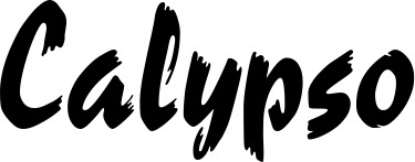 Vorschau des Bootsnamens "Calypso" als Schriftzug für "Style Neu 10"