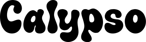 Vorschau des Bootsnamens "Calypso" als Schriftzug für "Bootsbeschriftung Neu 62"