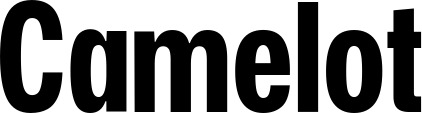Vorschau des Bootsnamens "Camelot" als Schriftzug für "Bootsbeschriftung Fett 25"