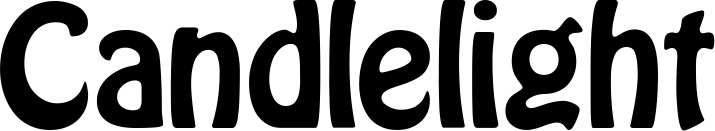 Vorschau des Bootsnamens "Candlelight" als Schriftzug für "Style Fett 01"