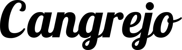 Vorschau des Bootsnamens "Cangrejo" als Schriftzug für "Bootsbeschriftung Neu 60"