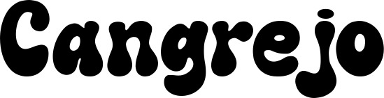 Vorschau des Bootsnamens "Cangrejo" als Schriftzug für "Bootsbeschriftung Neu 62"