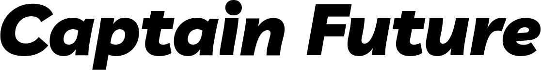 Vorschau des Bootsnamens "Captain Future" als Schriftzug für "Style Kursiv 06"