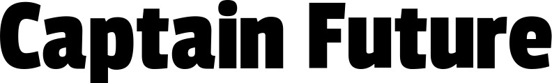 Vorschau des Bootsnamens "Captain Future" als Schriftzug für "Bootsbeschriftung Fett 30"