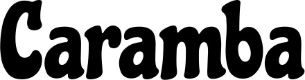 Vorschau des Bootsnamens "Caramba" als Schriftzug für "Bootsbeschriftung Klassisch 53"