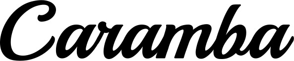 Bootsname 'Caramba' angezeigt als 'Bootsbeschriftung Klassisch 86'