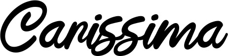 Vorschau des Bootsnamens "Carissima" als Schriftzug für "Bootsbeschriftung Klassisch 102"