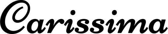 Bootsname 'Carissima' angezeigt als 'Bootsbeschriftung Klassisch 84'