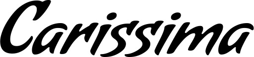 Vorschau des Bootsnamens "Carissima" als Schriftzug für "Bootsbeschriftung Klassisch 57"