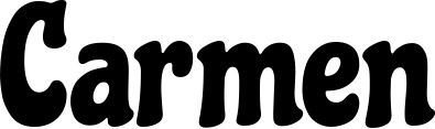Vorschau des Bootsnamens "Carmen" als Schriftzug für "Bootsbeschriftung Neu 41"