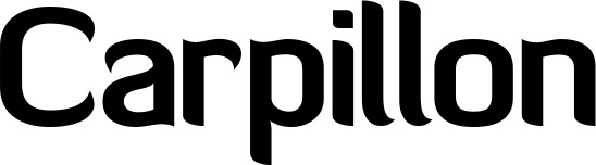 Vorschau des Bootsnamens "Carpillon" als Schriftzug für "Bootsbeschriftung Normal 06"