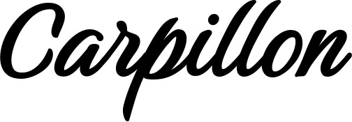 Vorschau des Bootsnamens "Carpillon" als Schriftzug für "Bootsbeschriftung Klassisch 48"