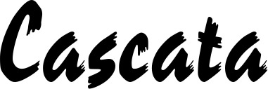 Vorschau des Bootsnamens "Cascata" als Schriftzug für "Bootsbeschriftung Neu 10"