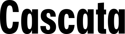 Vorschau des Bootsnamens "Cascata" als Schriftzug für "Bootsbeschriftung Fett 25"
