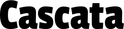 Vorschau des Bootsnamens "Cascata" als Schriftzug für "Bootsbeschriftung Fett 30"