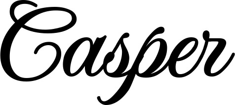 Bootsname 'Casper' angezeigt als 'Bootsbeschriftung Klassisch 70'