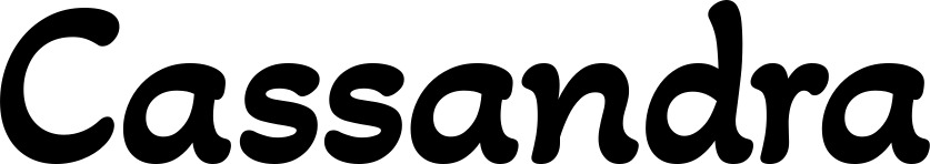 Vorschau des Bootsnamens "Cassandra" als Schriftzug für "Bootsbeschriftung Klassisch 103"