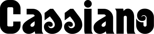 Vorschau des Bootsnamens "Cassiano" als Schriftzug für "Bootsbeschriftung Neu 32"