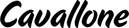 Vorschau des Bootsnamens "Cavallone" als Schriftzug für "Bootsbeschriftung Klassisch 19"