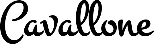 Vorschau des Bootsnamens "Cavallone" als Schriftzug für "Bootsbeschriftung Klassisch 81"