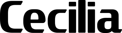 Vorschau des Bootsnamens "Cecilia" als Schriftzug für "Bootsbeschriftung Fett 22"