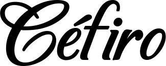Vorschau des Bootsnamens "Céfiro" als Schriftzug für "Bootsbeschriftung Klassisch 50"