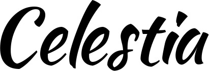 Vorschau des Bootsnamens "Celestia" als Schriftzug für "Bootsbeschriftung Klassisch 73"