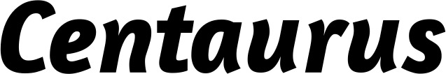 Vorschau des Bootsnamens "Centaurus" als Schriftzug für "Style Kursiv 01"