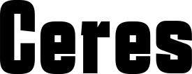 Vorschau des Bootsnamens "Ceres" als Schriftzug für "Bootsbeschriftung Fett 41"