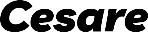 Vorschau des Bootsnamens "Cesare" als Schriftzug für "Bootsbeschriftung Kursiv 06"