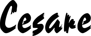 Vorschau des Bootsnamens "Cesare" als Schriftzug für "Bootsbeschriftung Neu 10"