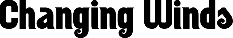 Vorschau des Bootsnamens "Changing Winds" als Schriftzug für "Bootsbeschriftung Neu 32"