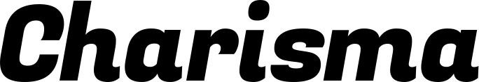 Vorschau des Bootsnamens "Charisma" als Schriftzug für "Style Kursiv 04"