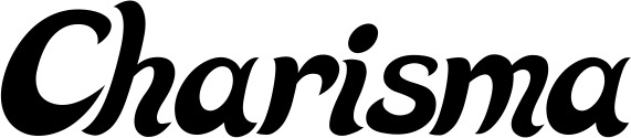 Vorschau des Bootsnamens "Charisma" als Schriftzug für "Bootsbeschriftung Klassisch 33"