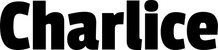 Vorschau des Bootsnamens "Charlice" als Schriftzug für "Bootsbeschriftung Fett 30"