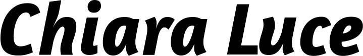 Vorschau des Bootsnamens "Chiara Luce" als Schriftzug für "Bootsbeschriftung Kursiv 01"