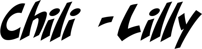 Vorschau des Bootsnamens "Chili -Lilly" als Schriftzug für "Bootsbeschriftung Klassisch 31"
