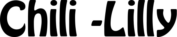 Vorschau des Bootsnamens "Chili -Lilly" als Schriftzug für "Style Fett 01"