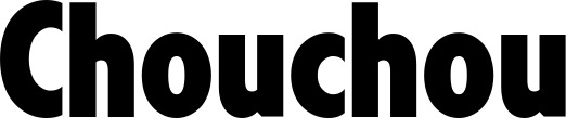 Vorschau des Bootsnamens "Chouchou" als Schriftzug für "Bootsbeschriftung Fett 24"