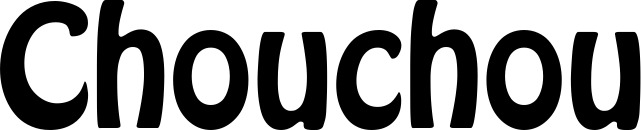 Vorschau des Bootsnamens "Chouchou" als Schriftzug für "Bootsbeschriftung Fett 01"