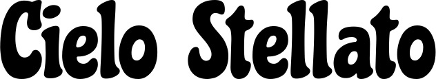Vorschau des Bootsnamens "Cielo Stellato" als Schriftzug für "Bootsbeschriftung Klassisch 53"