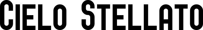 Vorschau des Bootsnamens "Cielo Stellato" als Schriftzug für "Bootsbeschriftung Neu 43"