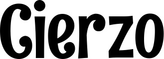 Vorschau des Bootsnamens "Cierzo" als Schriftzug für "Bootsbeschriftung Neu 68"